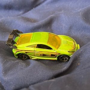 I am selling a green hot Lamborghini car toy